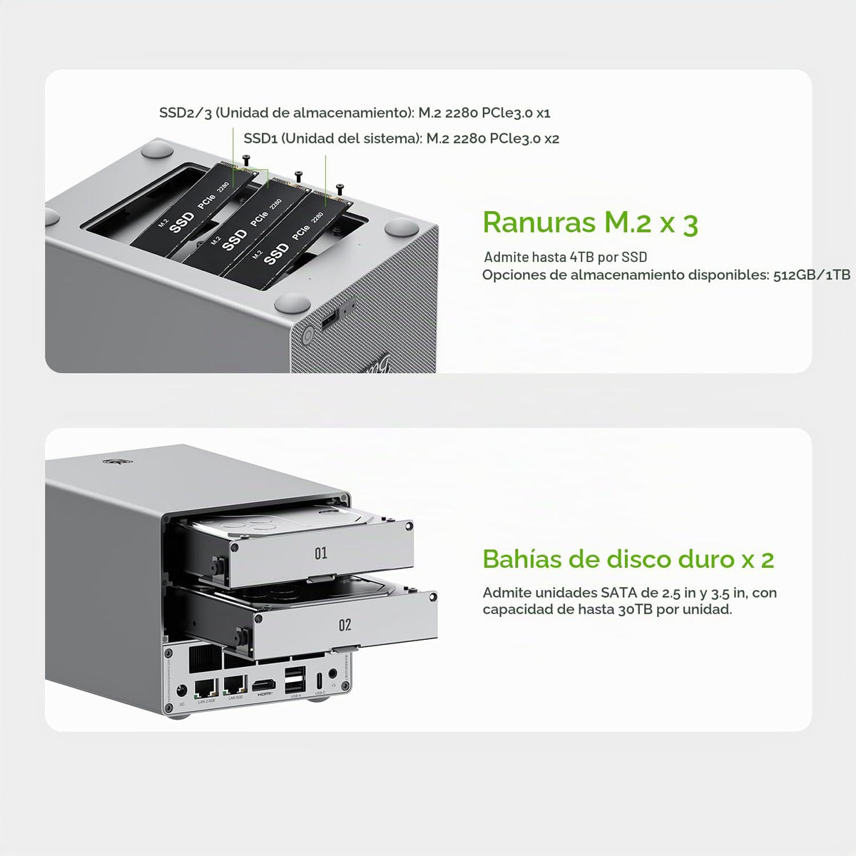 Mini-PC-Beelink-ME-Pro-16-GB-RAM-1-TB-SSD-con-Intel-N150-y-Windows-11-Pro-4