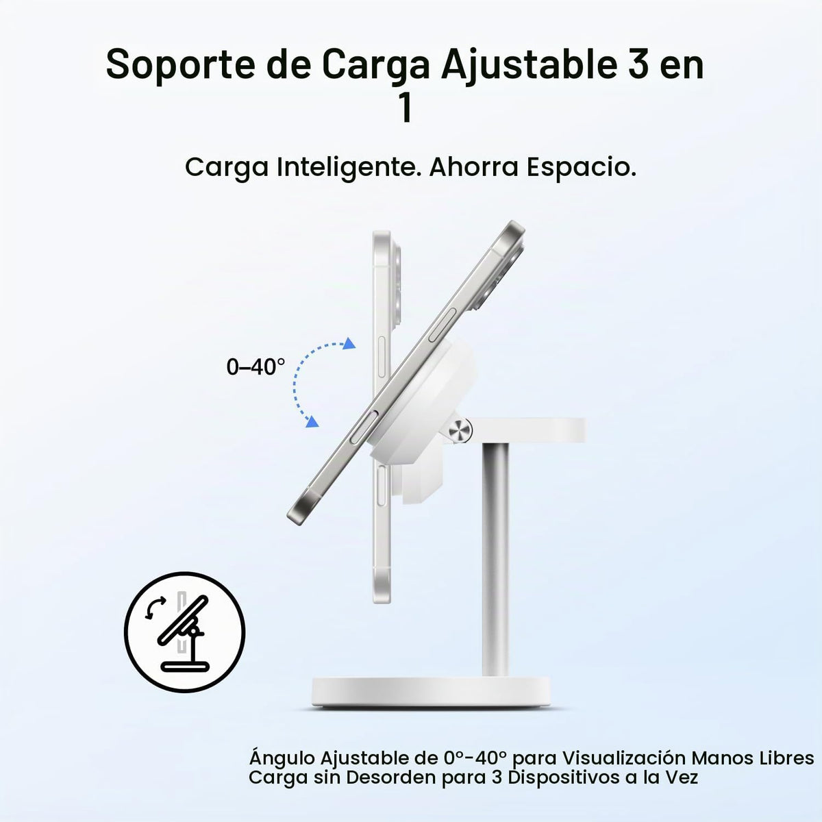 Estación-de-Carga-Inalámbrica-EcoFlow-RAPID-3-en-1-Qi2-para-iPhone-Apple-Watch-y-AirPods-Blanco-4