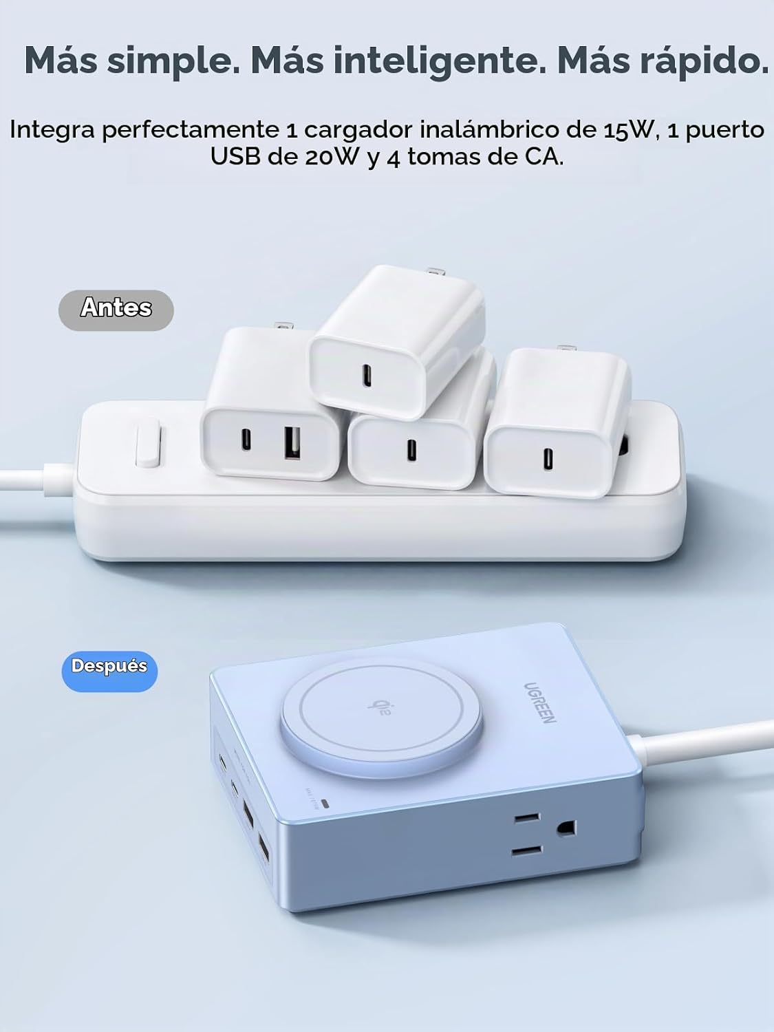 Regleta-UGREEN-con-Cargador-Inalámbrico-de-15-W-y-8-Puertos-5