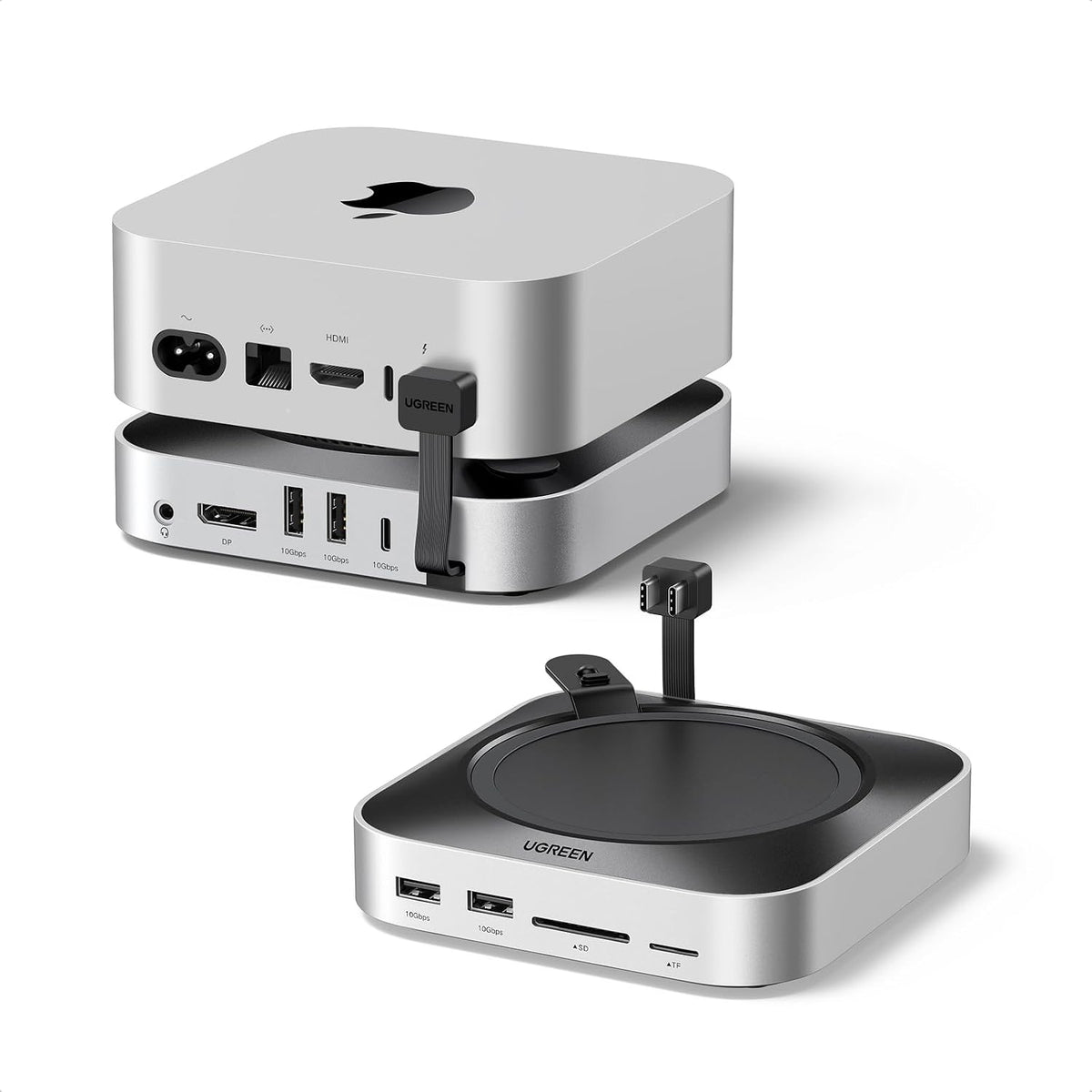 Hub-Dock-UGREEN-para-Mac-mini-con-DisplayPort-4K-a-144-Hz-y-Carcasa-NVMe-portada