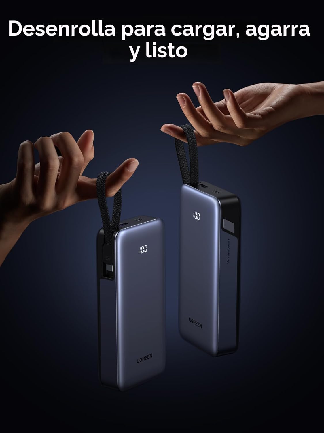 Power-Bank-UGREEN-Nexode-20-000-mAh-45-W-con-Cable-Integrado-4