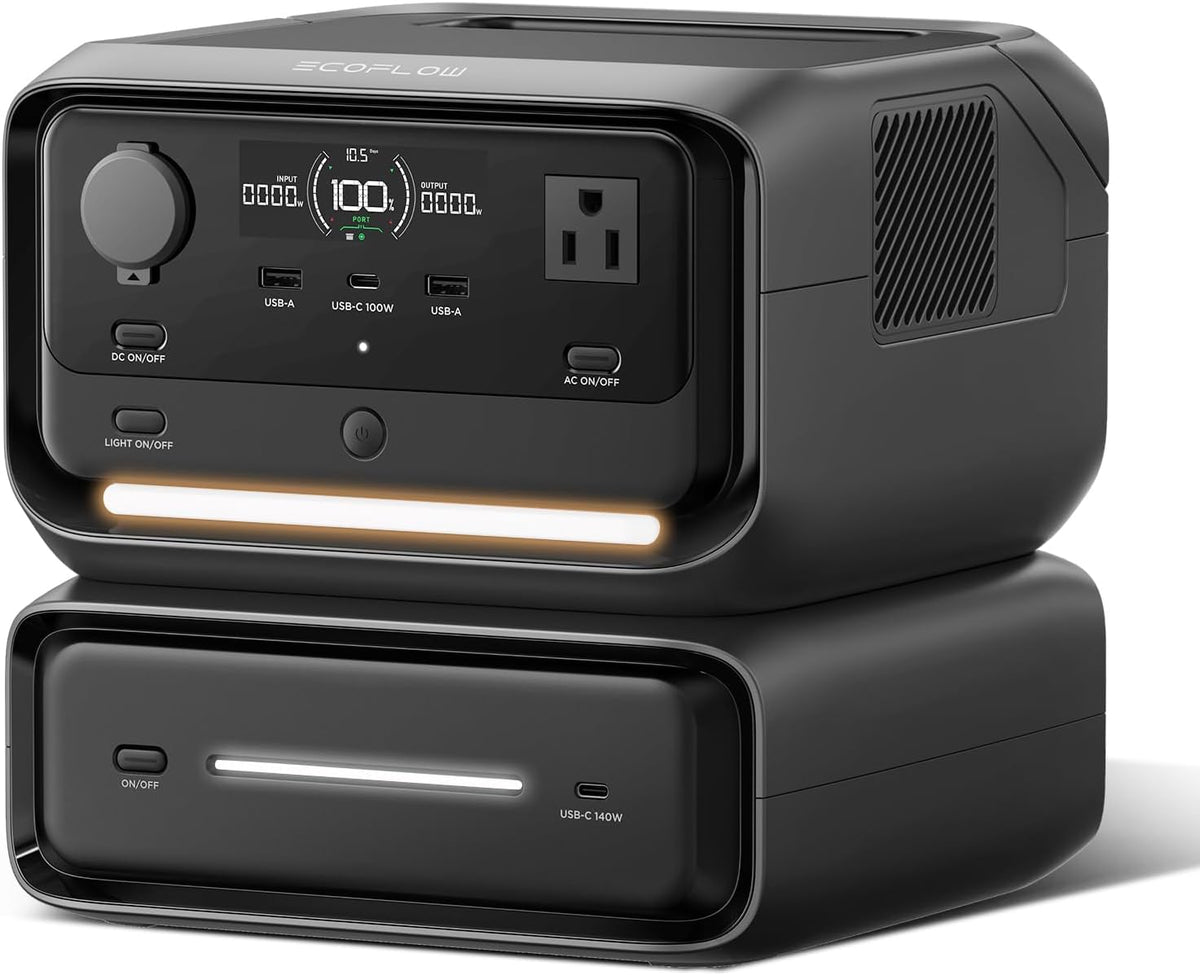 Estación-de-Energía-Portátil-EcoFlow-RIVER-3-Plus-286-Wh-600-W-con-Batería-Extra-EB300-portada