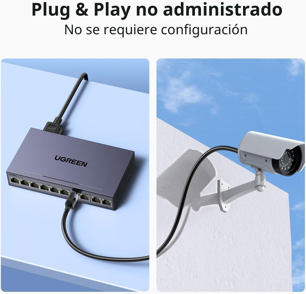 Switch-Ethernet-PoE-UGREEN-de-6-Puertos-con-4-Puertos-PoE-de-60-W-4
