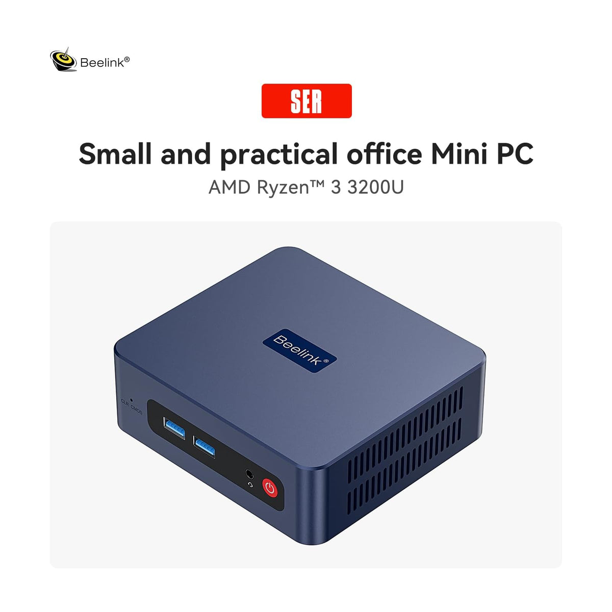 Mini PC Beelink SER3 8 GB RAM 256 GB SSD, con AMD Ryzen 3 3200U - vista 2