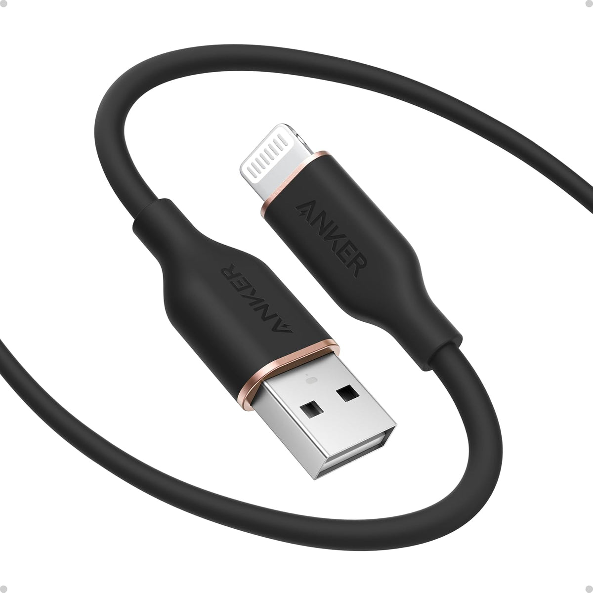 Cable Anker Powerline Flow - Cable USB A a Lightning (6 pies, USB 2.0)