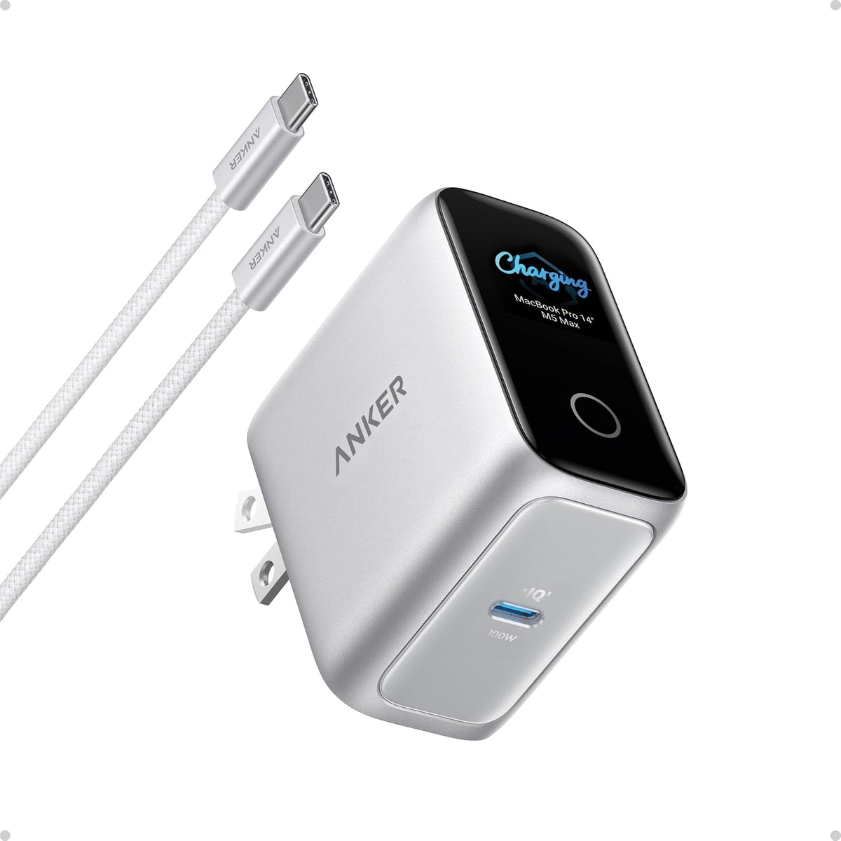 Cargador Anker de pantalla inteligente para computadora portátil