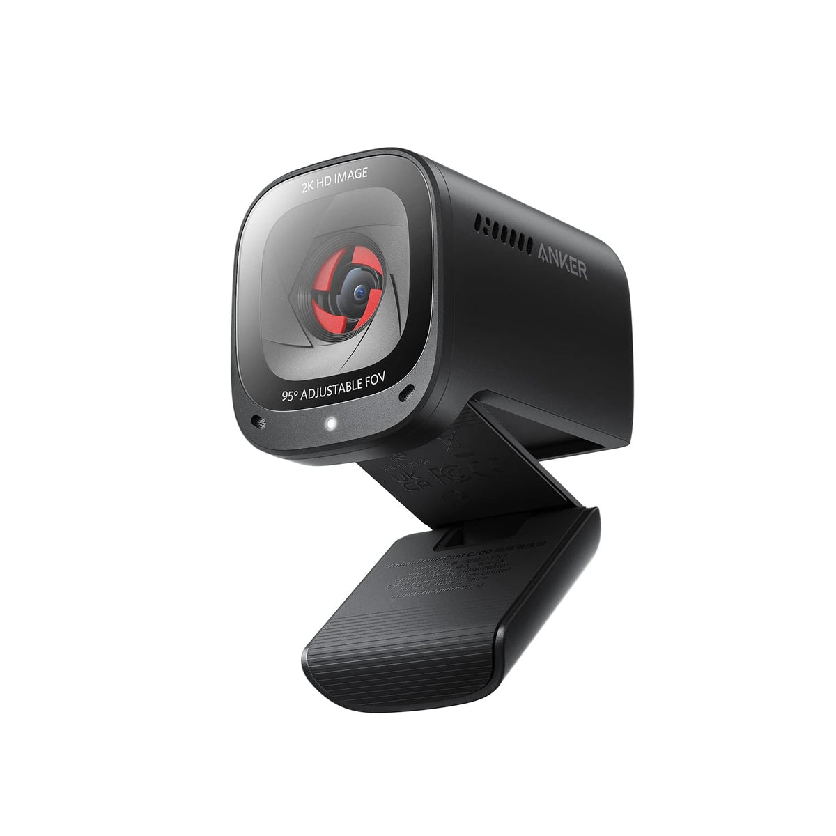 Cámara Web Anker PowerConf C200 2K para PC/Laptop/Mac, corrección de poca