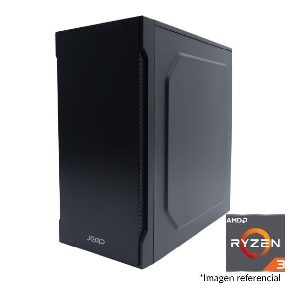 PC Computador JEMIP BOSS VAL - AMD Ryzen 3 5300G 4.0GHz - 8GB RAM DDR4 - 256GB SSD - Fuente 600W - Negro