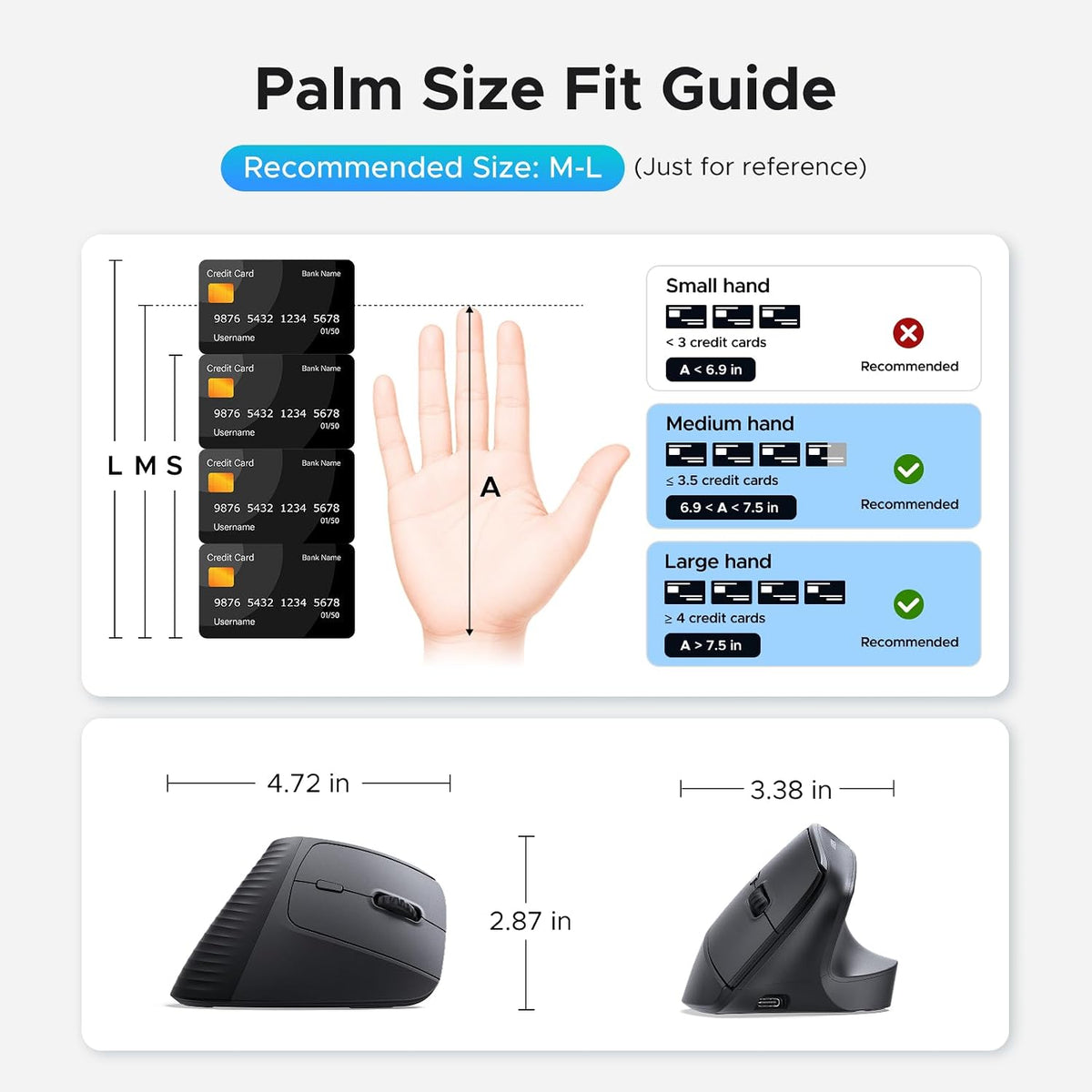 Ratón-Vertical-Ergonómico-UGREEN-Inalámbrico-Recargable-4