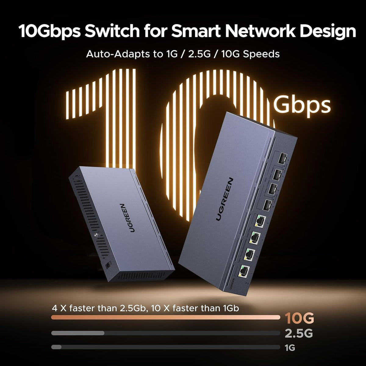 Switch-Ethernet-UGREEN-de-10-Gb-8-Puertos-4-x-10-Gb-No-Administrado-2