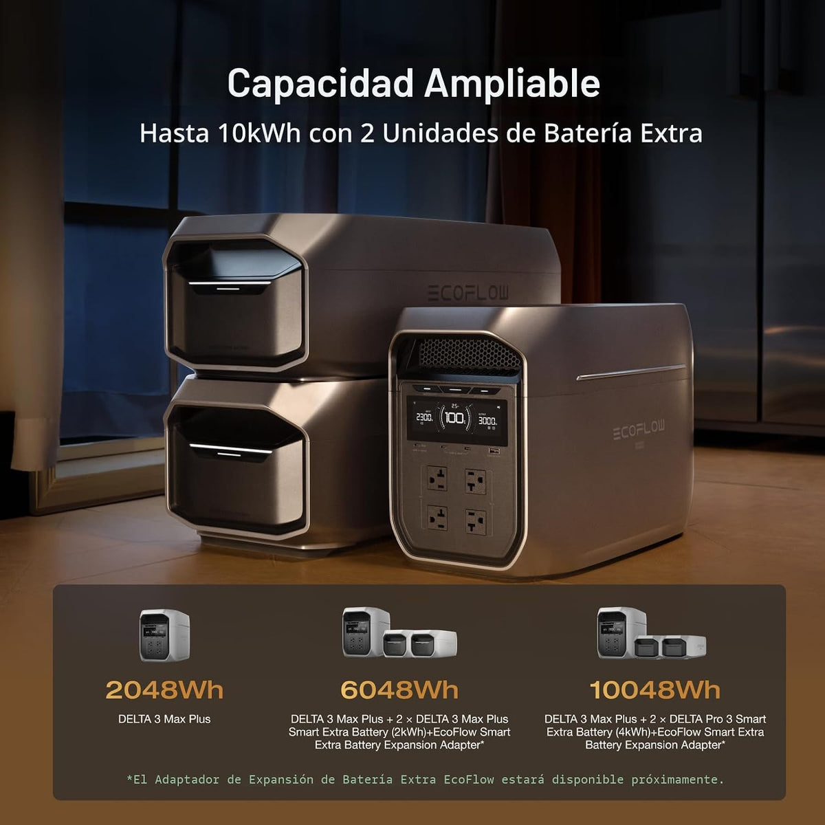 Estación-de-Energía-Portátil-EcoFlow-DELTA-3-Max-Plus-2048-Wh-3000-W-con-Panel-Solar-de-220-W-6