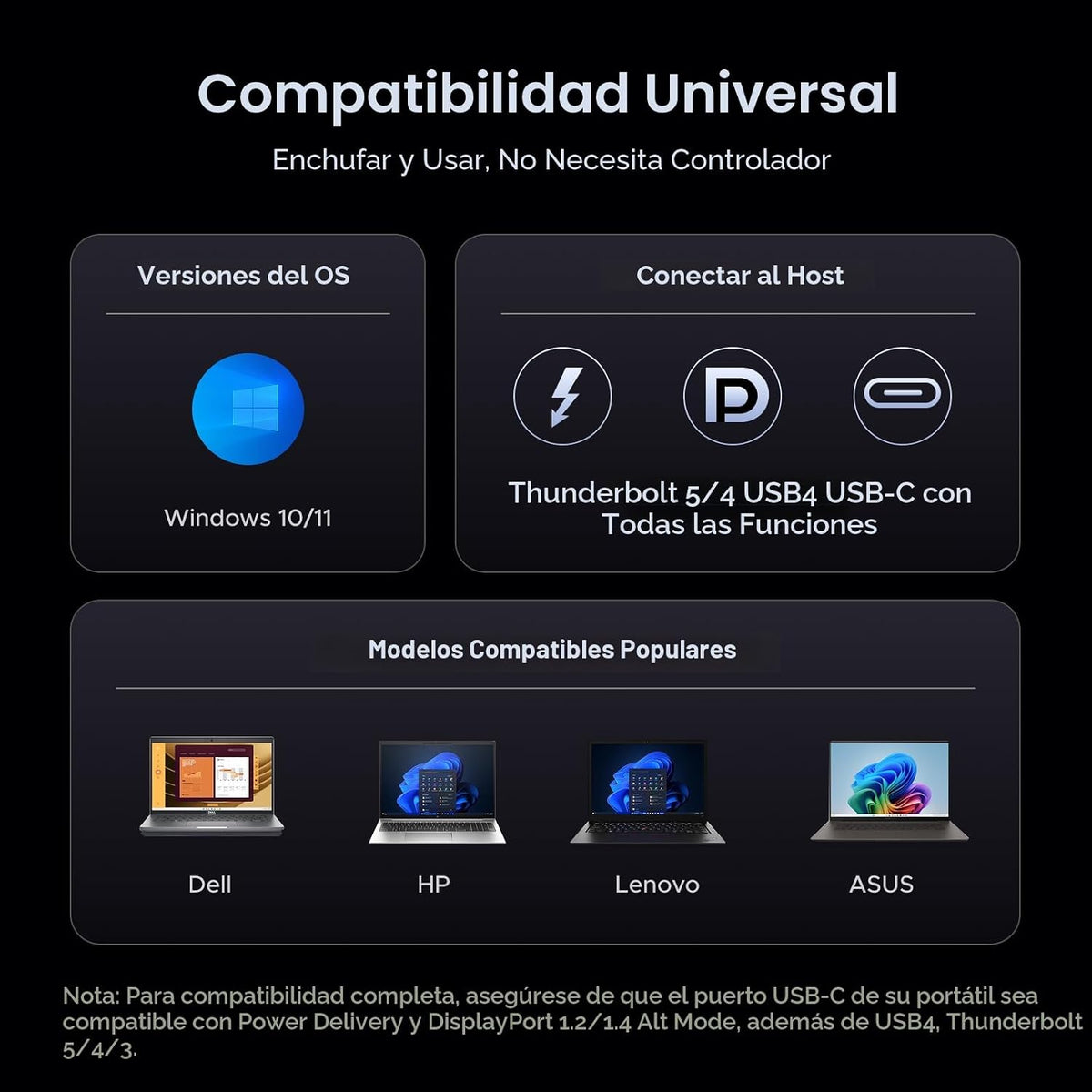 Estación-de-Acoplamiento-UGREEN-USB-C-para-Triple-Monitor-con-2-HDMI-y-DP-8