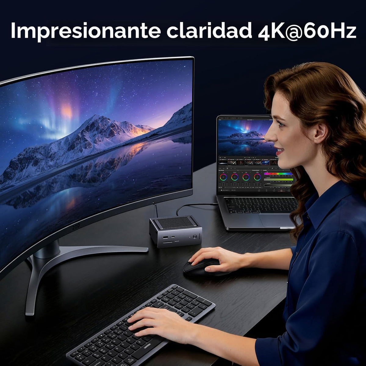 Estación-de-Acoplamiento-UGREEN-Revodok-10-en-1-con-Ranura-NVMe-y-HDMI-4K-60Hz-5
