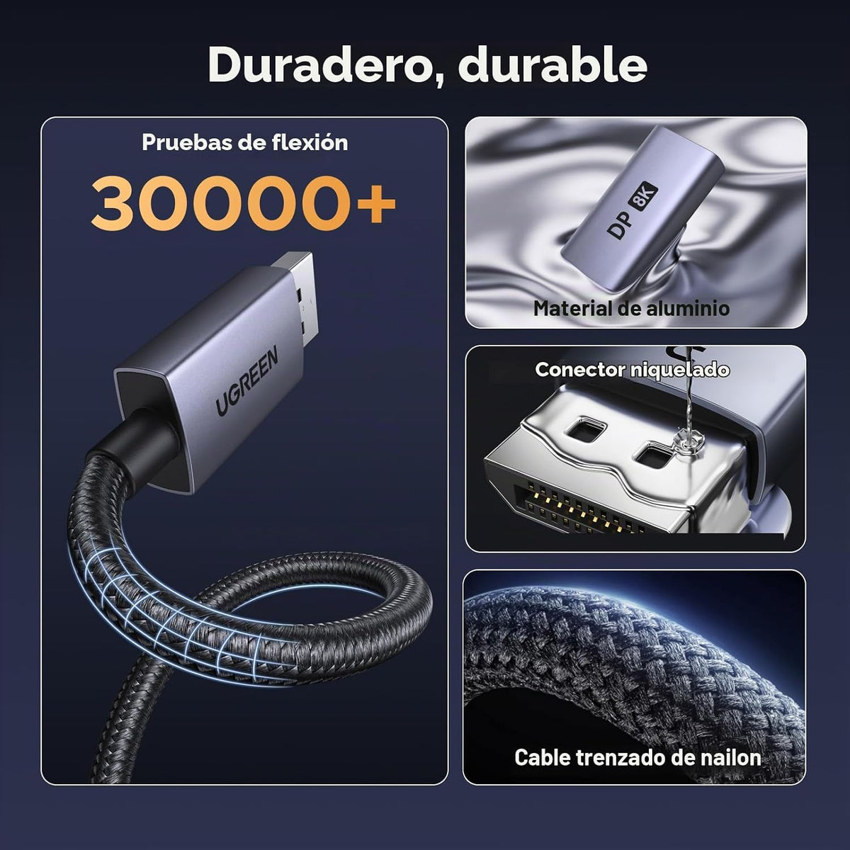 Adaptador-Activo-UGREEN-DisplayPort-a-HDMI-8K-60Hz-Unidireccional-8