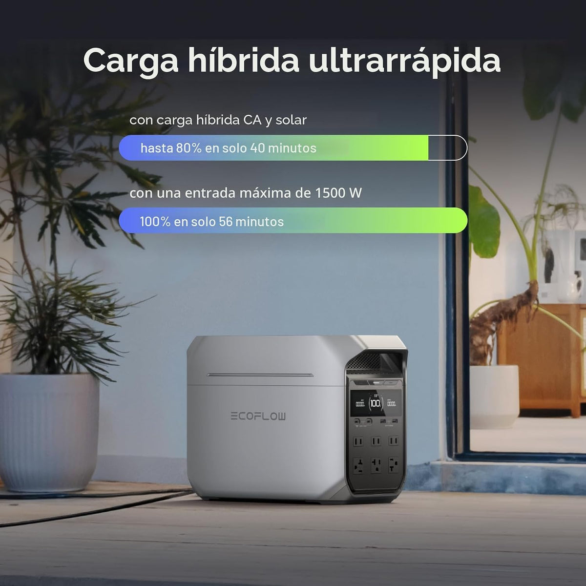 Estación-de-Energía-Portátil-EcoFlow-DELTA-3-Plus-1024-Wh-1800-W-con-Panel-Solar-Bifacial-de-220-W-6