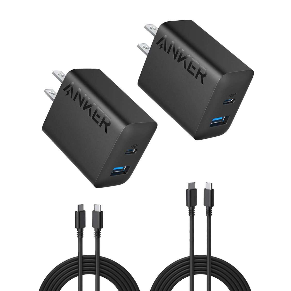 Cargador Anker de teléfono, bloque de cargador USB C de 20 W