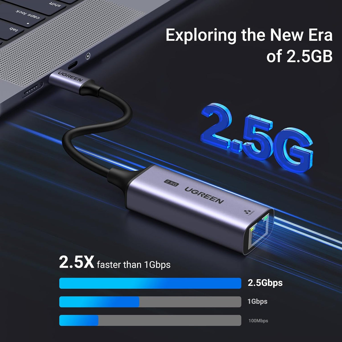 Adaptador-USB-C-a-Ethernet-UGREEN-2-5-G-de-Aluminio-2