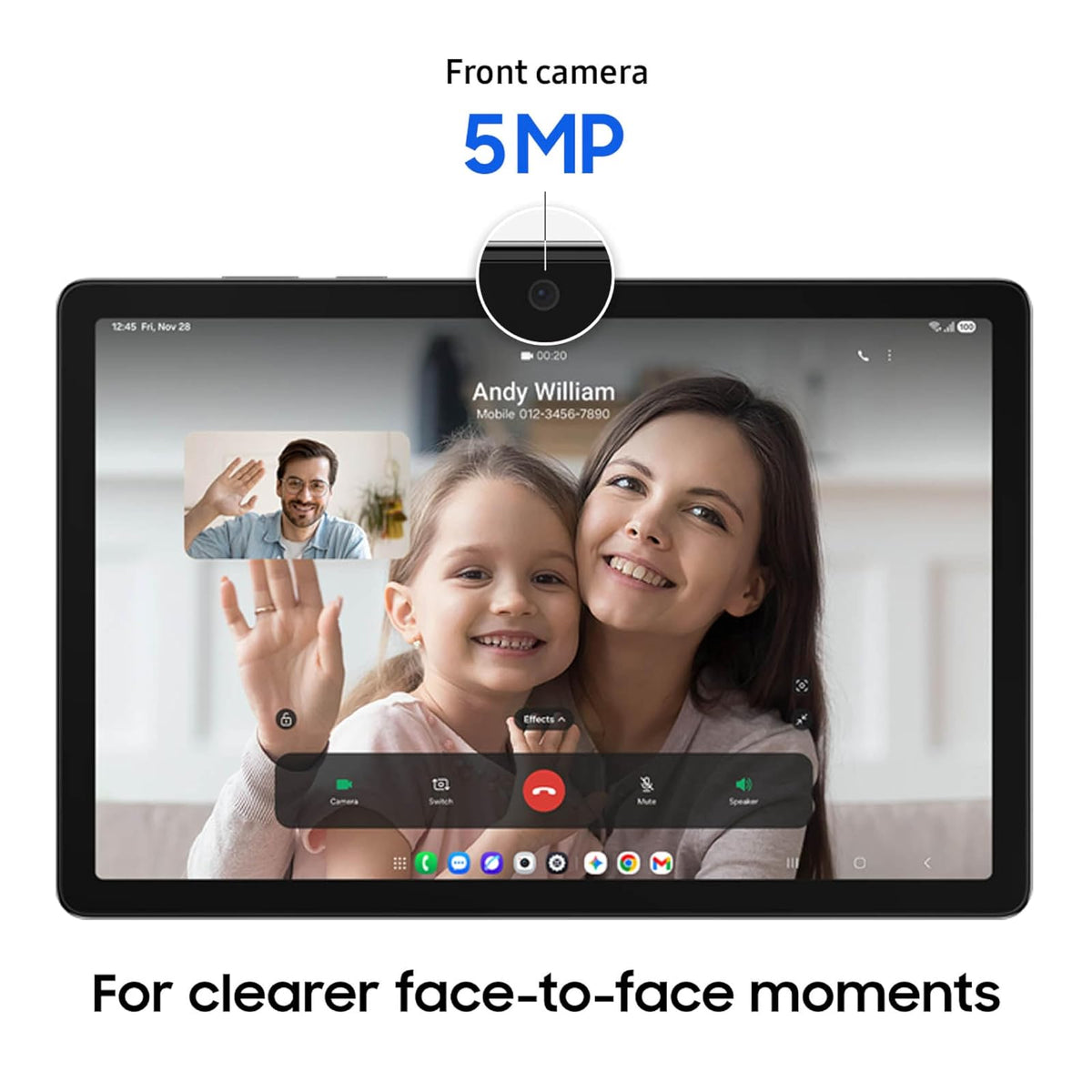 Tablet Samsung Galaxy Tab A11+ 11" - MediaTek Octo-Core, Android 16 - vista 9