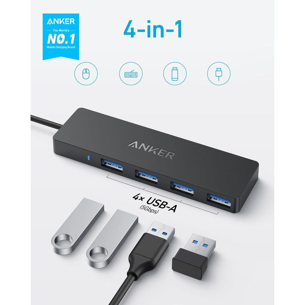 Hub USB Anker USB-C 332 (5 en 1) - vista 6