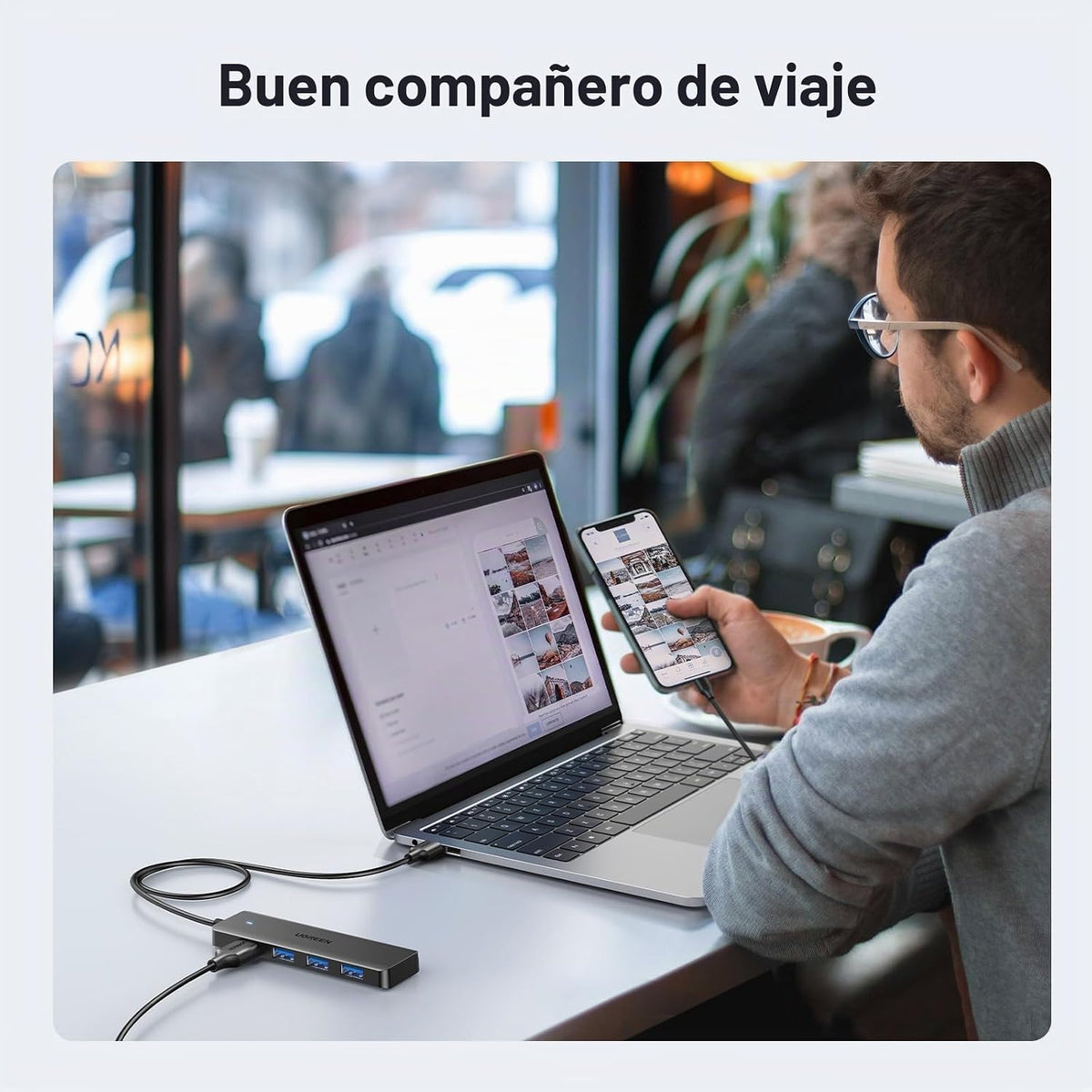 Hub-USB-3-0-UGREEN-de-4-Puertos-USB-A-Ultradelgado-4