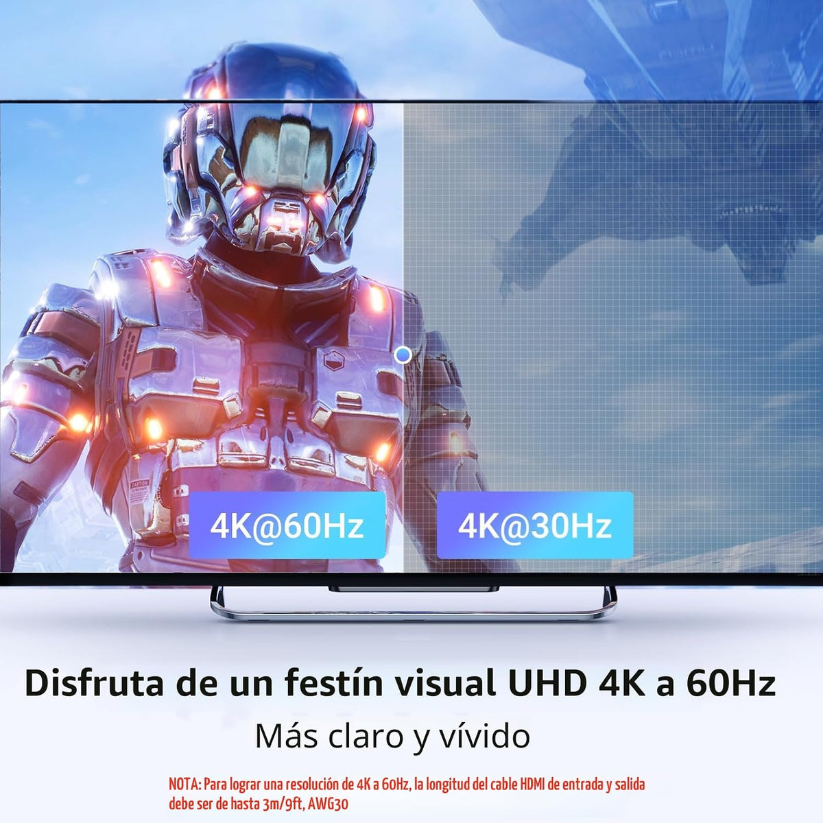 Switch-HDMI-UGREEN-4K-60Hz-de-5-Entradas-y-1-Salida-con-Control-Remoto-HDR-y-VRR-3