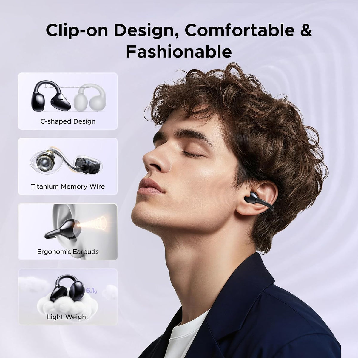Auriculares-Inalámbricos-UGREEN-ClipBuds-Pro-con-Clip-y-ANC-4