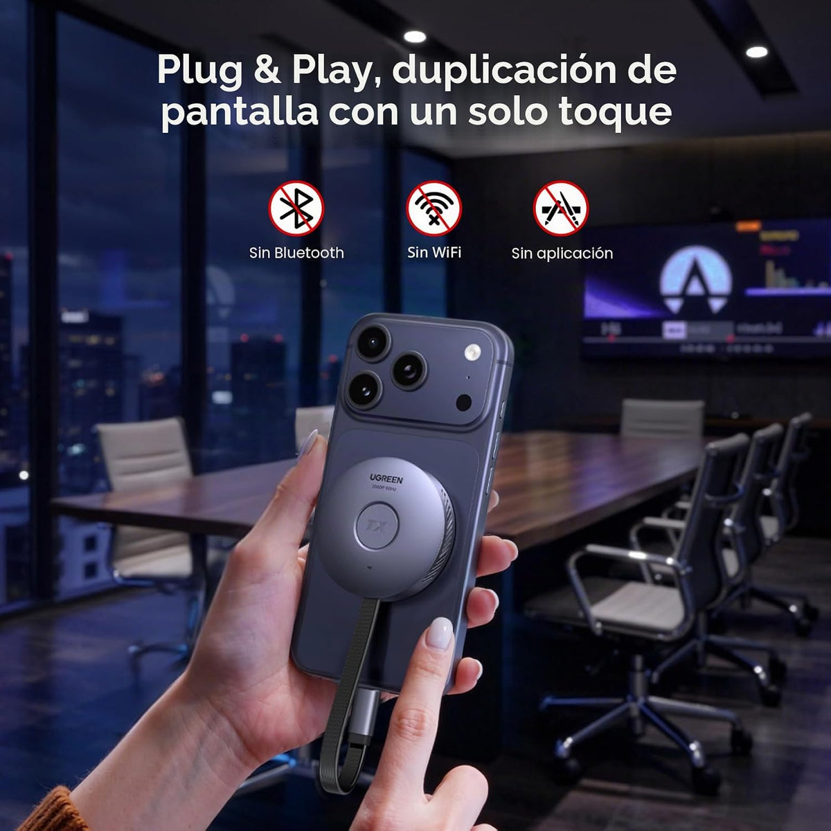 Transmisor-Inalámbrico-Magnético-UGREEN-USB-C-y-Receptor-HDMI-de-50-m-6