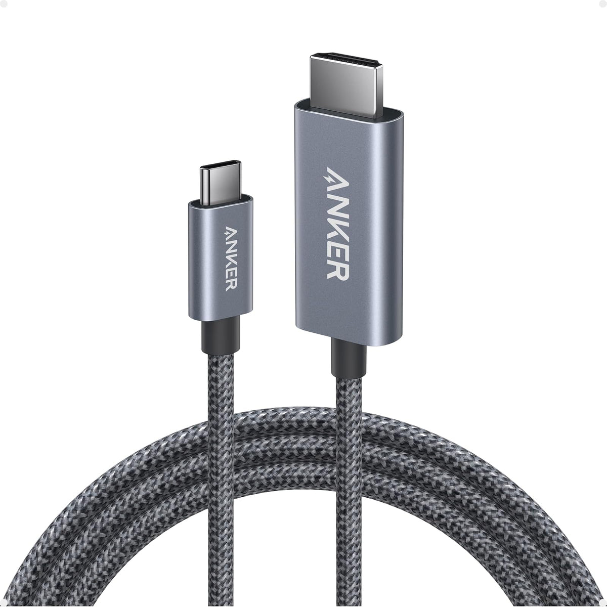Anker HDMI, cable USB C a HDMI trenzado ultrarrápido de nailon 4K a 60Hz