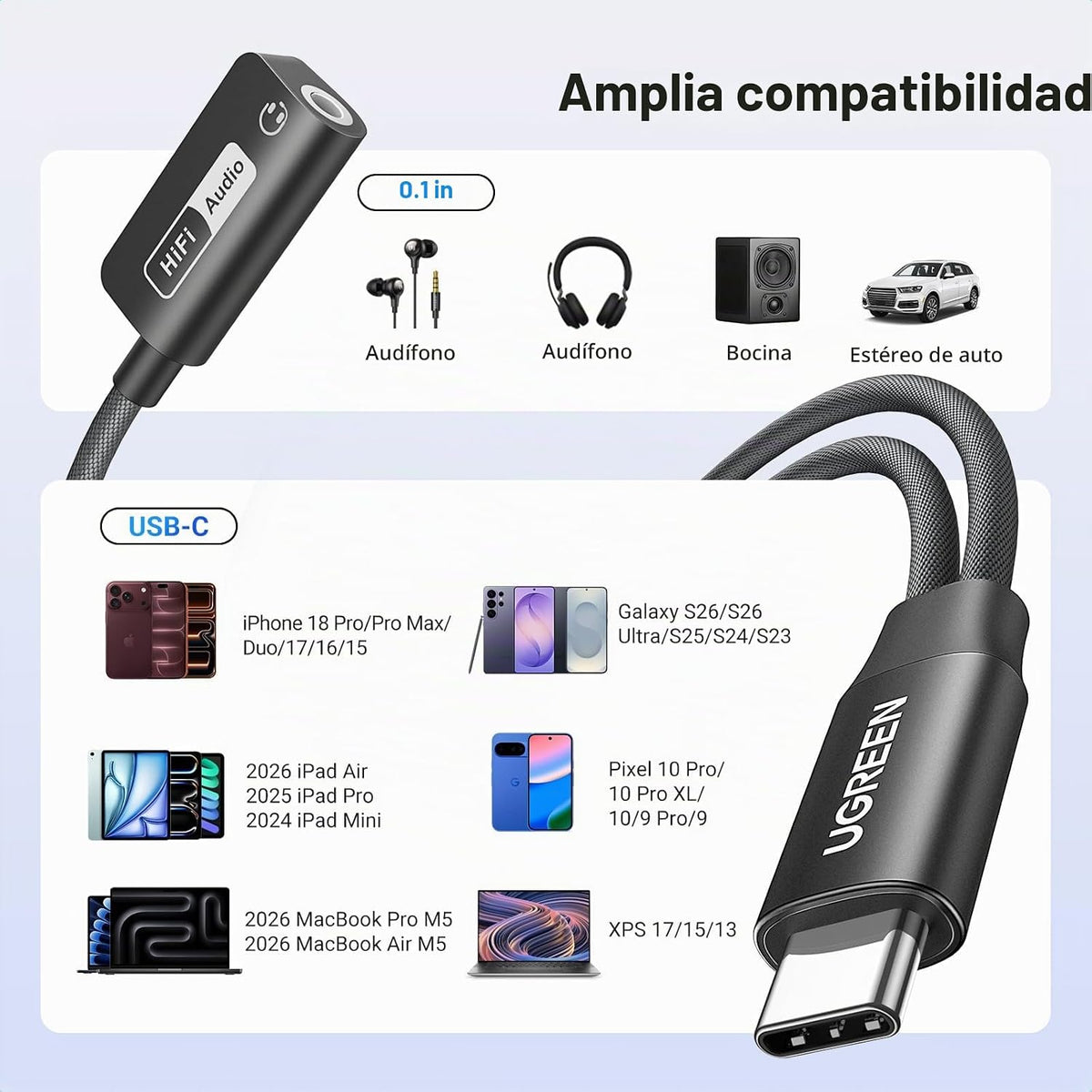 Adaptador-Magnético-UGREEN-USB-C-2-en-1-de-Audio-3-5-mm-y-Carga-6