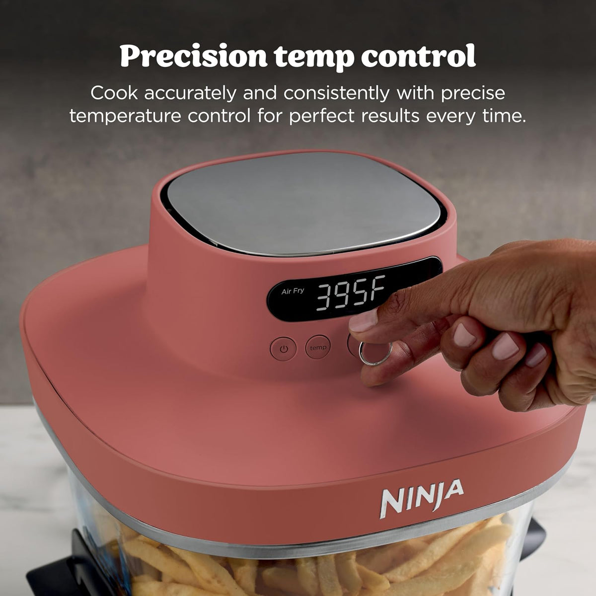 Freidora de Aire Ninja Crispi Pro de Vidrio 6 en 1 con 1800 W y Base Modular - vista 8