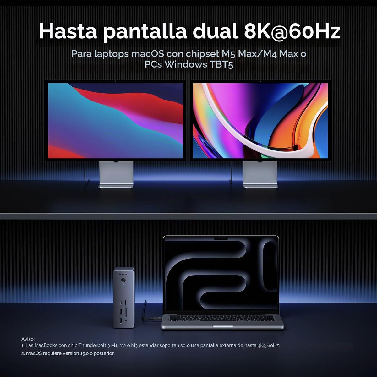 Estación-de-Acoplamiento-UGREEN-Maxidok-Thunderbolt-5-con-Triple-4K-60Hz-4