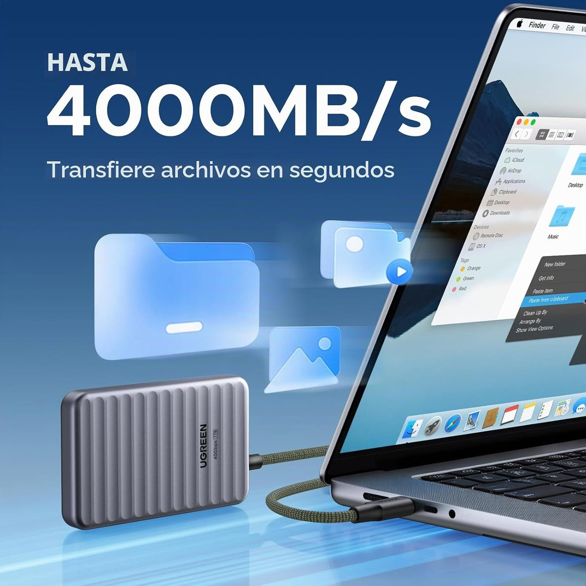 SSD-Portátil-UGREEN-NeoDrive-Go-de-1-TB-con-Cable-Integrado-de-40-Gbps-2