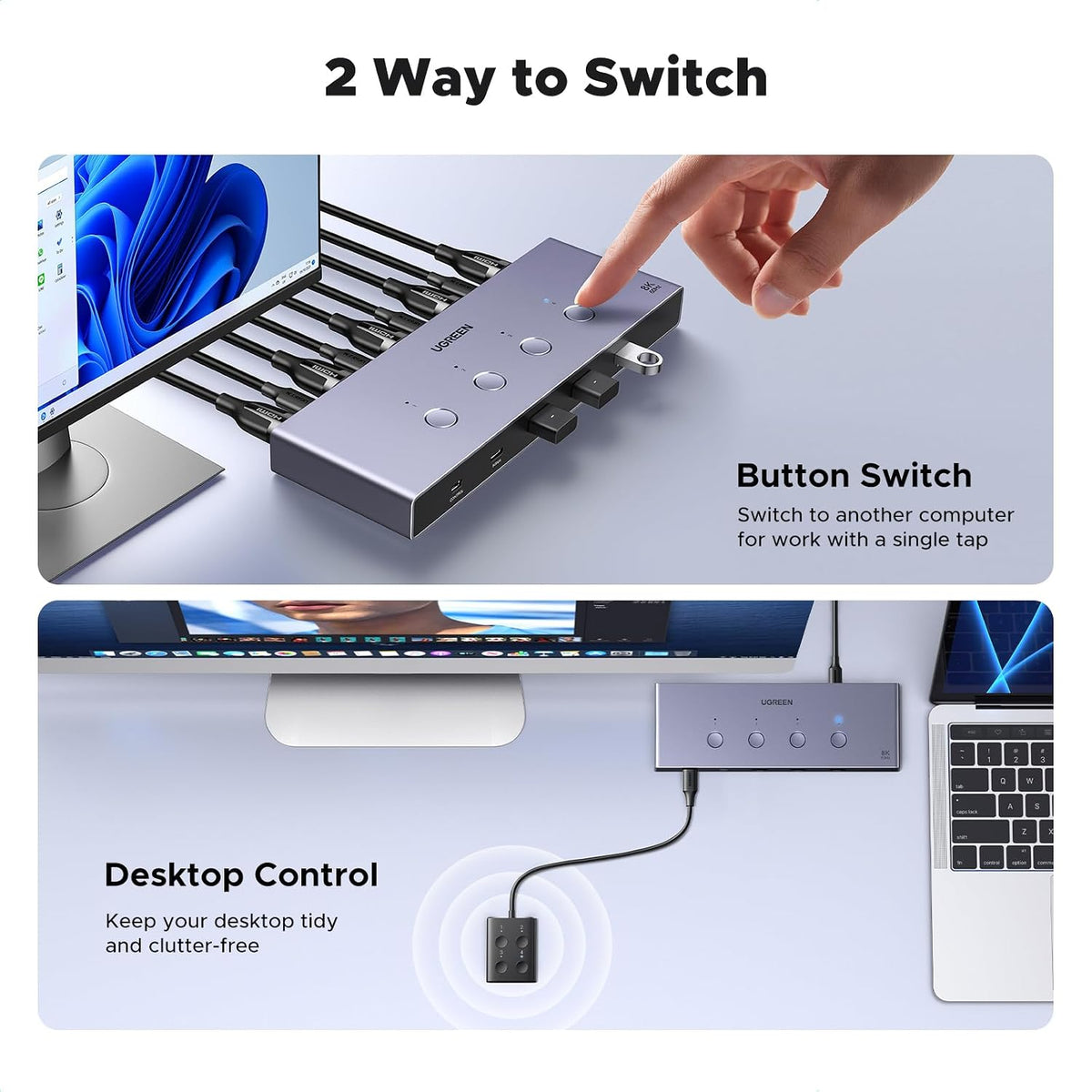 Switch-KVM-UGREEN-HDMI-8K-60Hz-para-4-Computadoras-con-4-Puertos-USB-3-0-6