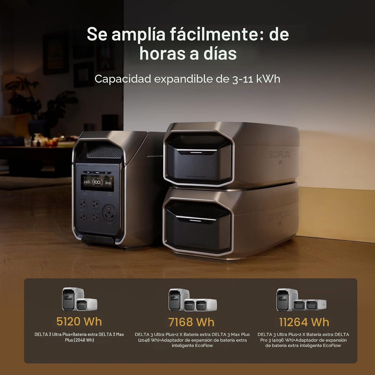 Estación-de-Energía-Portátil-EcoFlow-DELTA-3-Ultra-Plus-3072-Wh-3600-W-con-Batería-Extra-DELTA-3-Max-Plus-2
