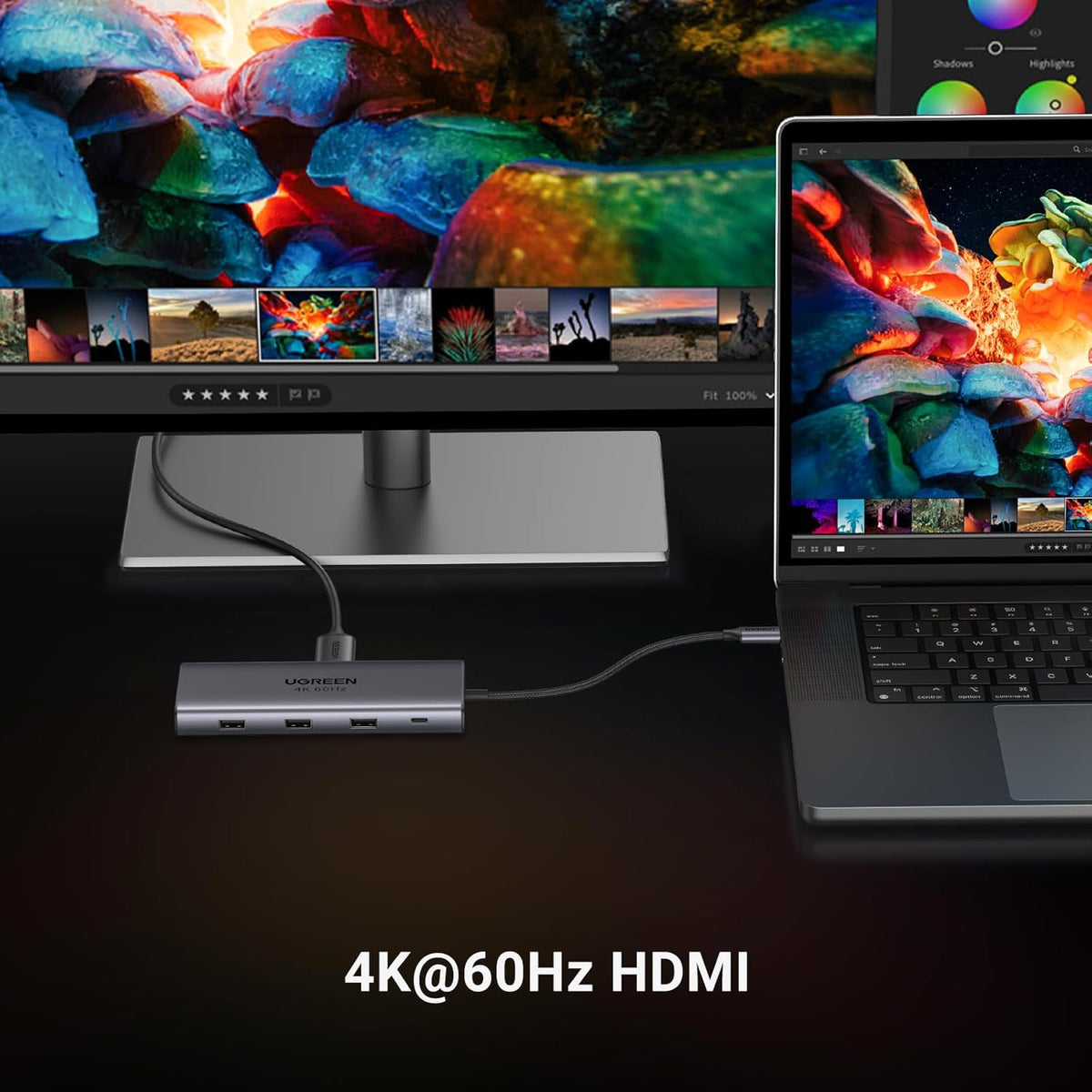 Hub-USB-C-UGREEN-Revodok-Pro-9-en-1-de-10-Gbps-con-HDMI-4K-4