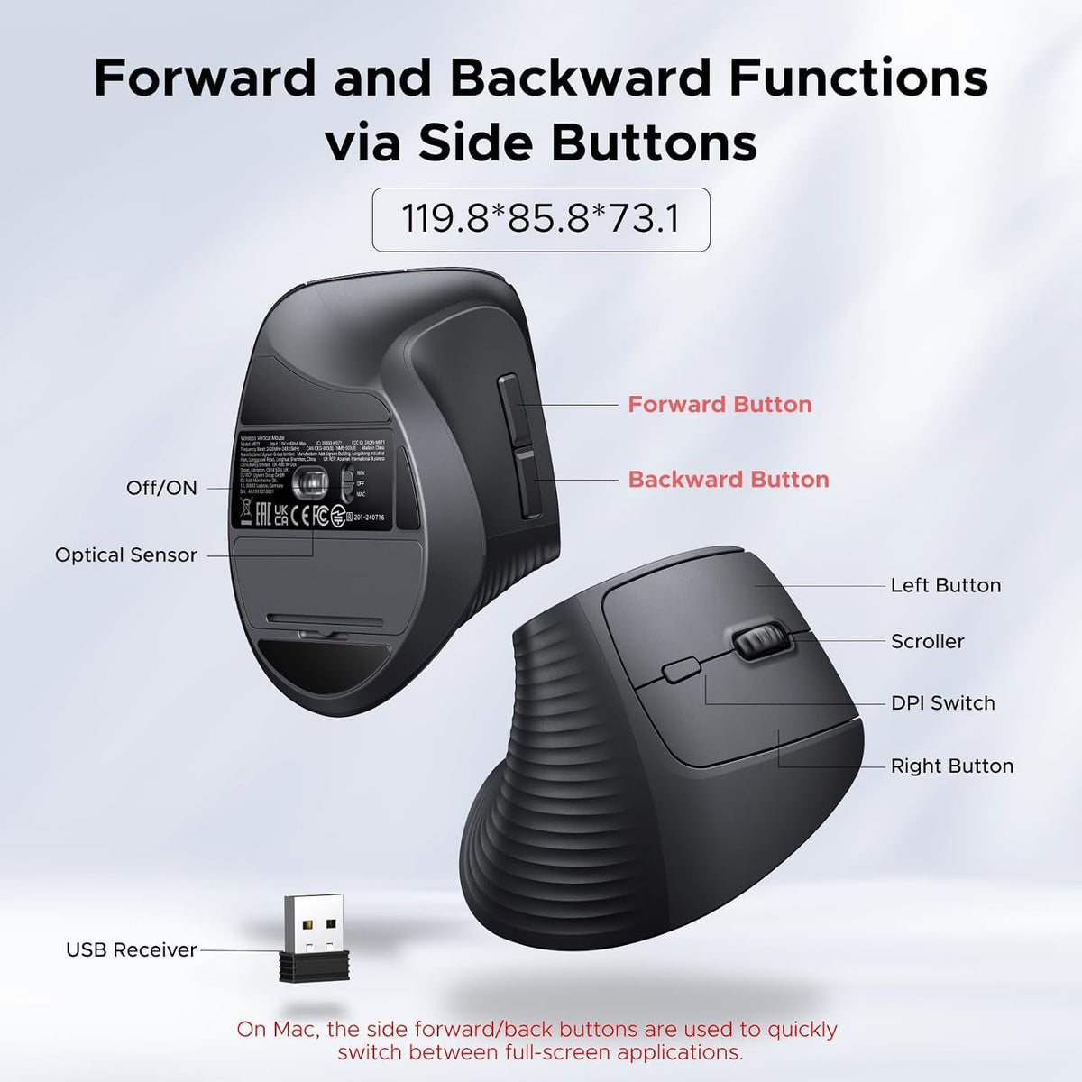 Ratón-Ergonómico-Vertical-UGREEN-Inalámbrico-2-4G-con-DPI-Ajustable-5
