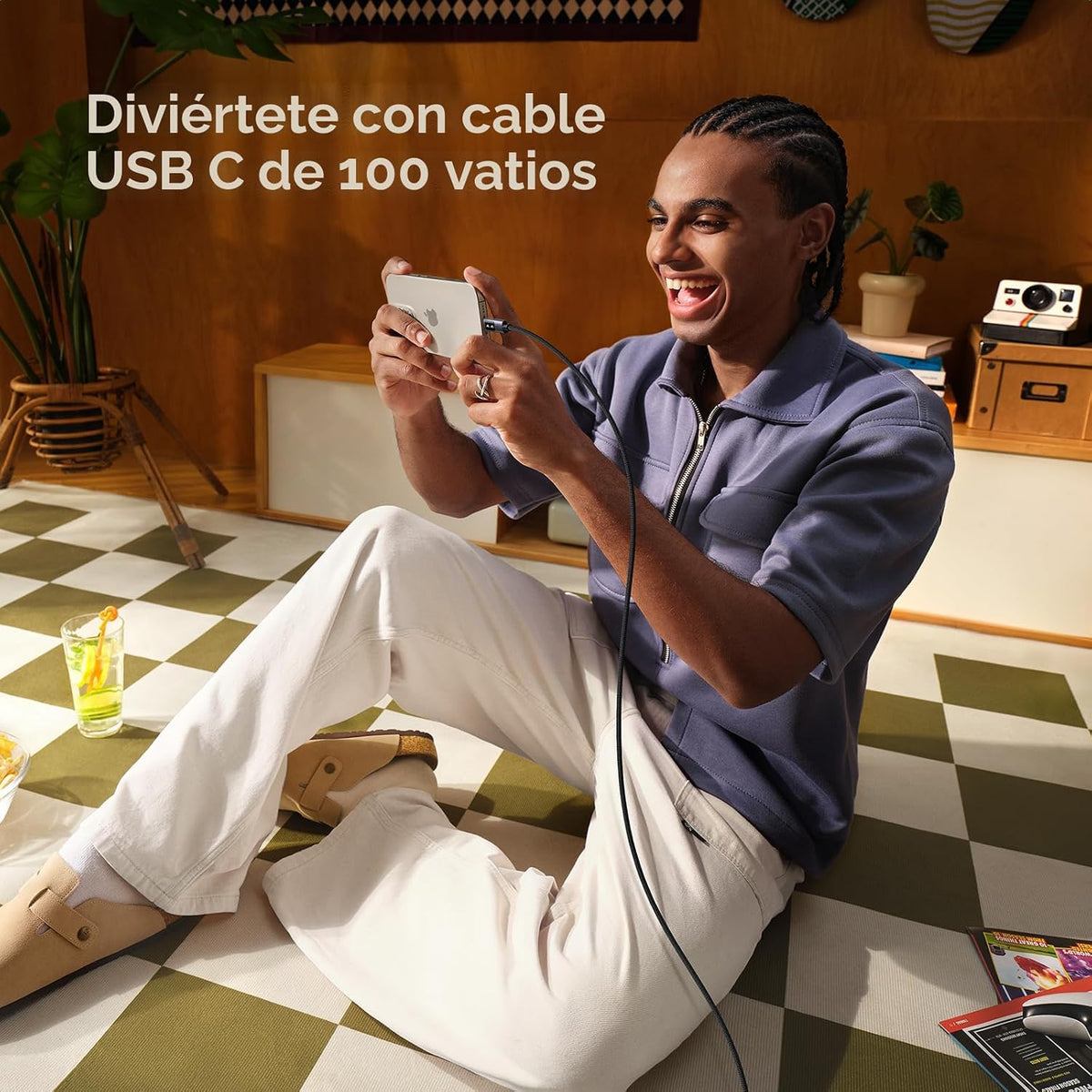 Cable-USB-C-a-USB-C-UGREEN-Uno-100-W-con-Pantalla-LED-8