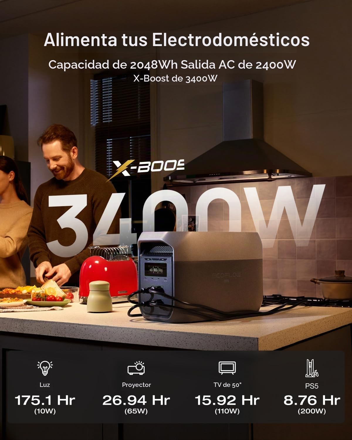 Estación-de-Energía-Portátil-EcoFlow-DELTA-3-Max-2048-Wh-con-Estación-TRAIL-200-DC-3