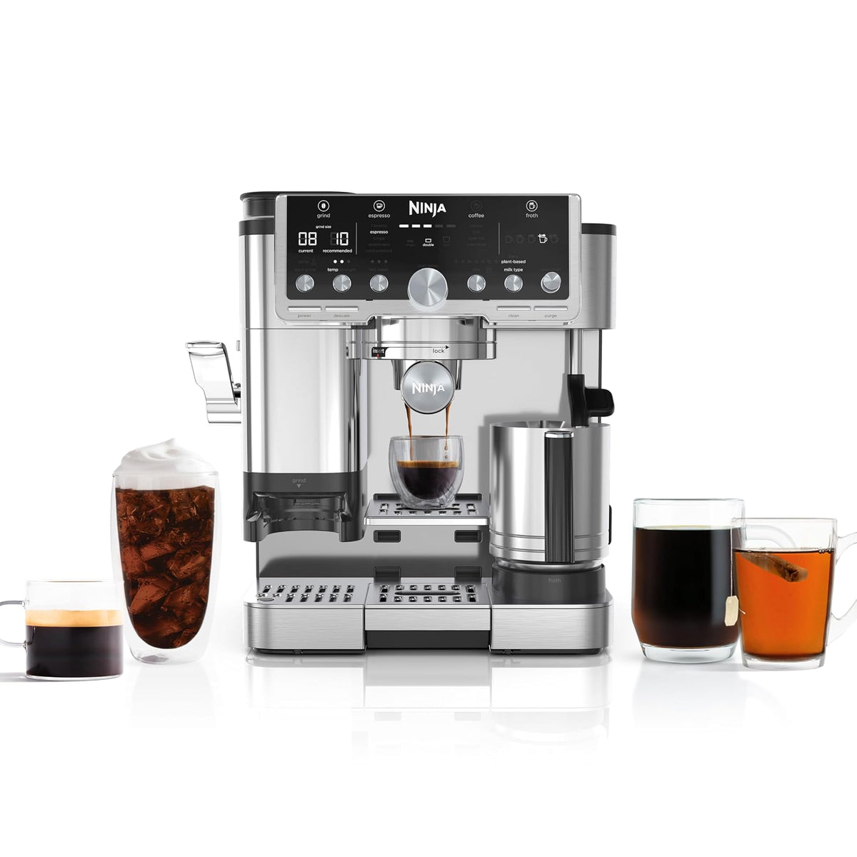 Cafetera Ninja Luxe Café Pro 4 en 1 Espresso y Goteo ES701 - Acero Inoxidable
