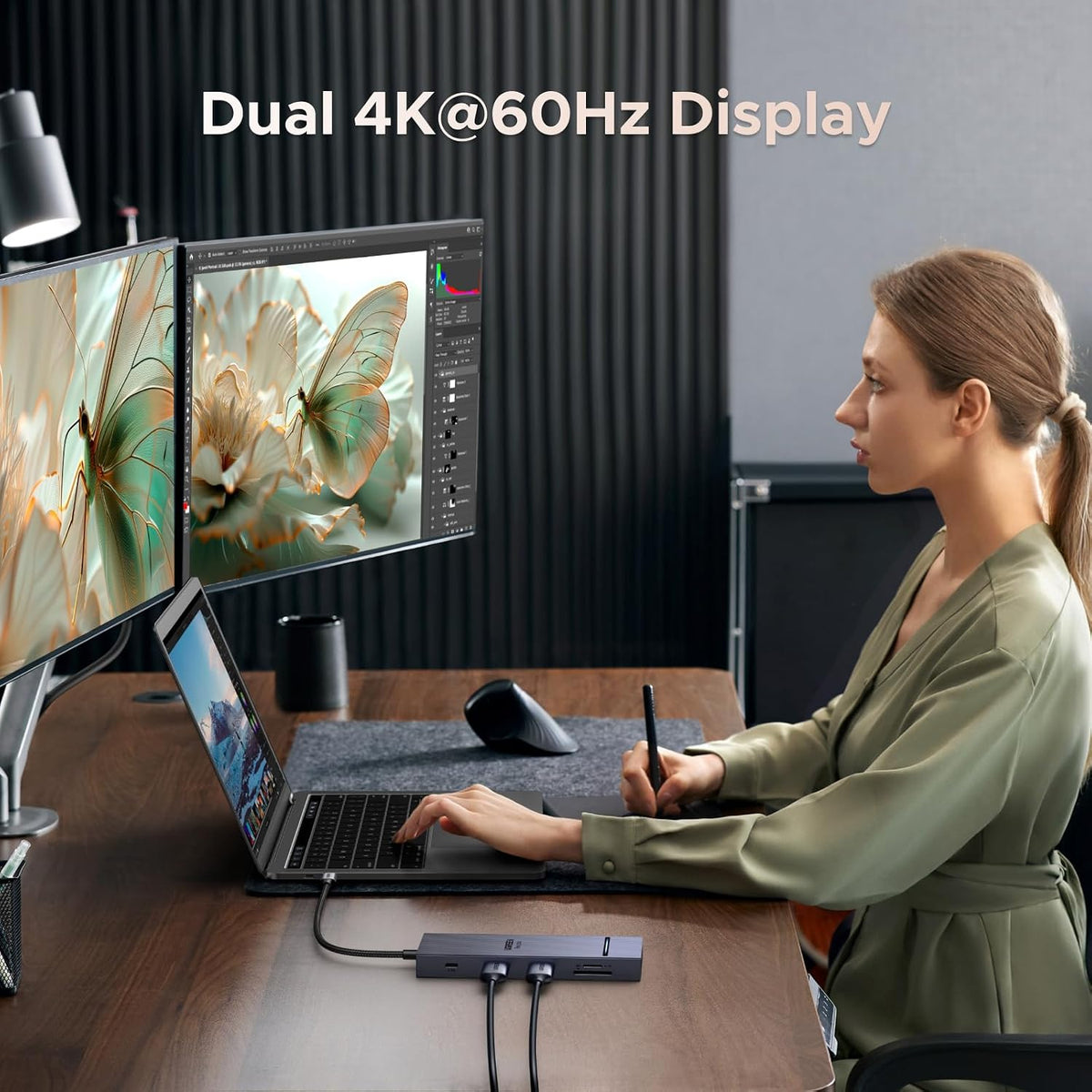 Estación-de-Acoplamiento-UGREEN-USB-C-10-en-1-para-Doble-Monitor-4K-60Hz-3