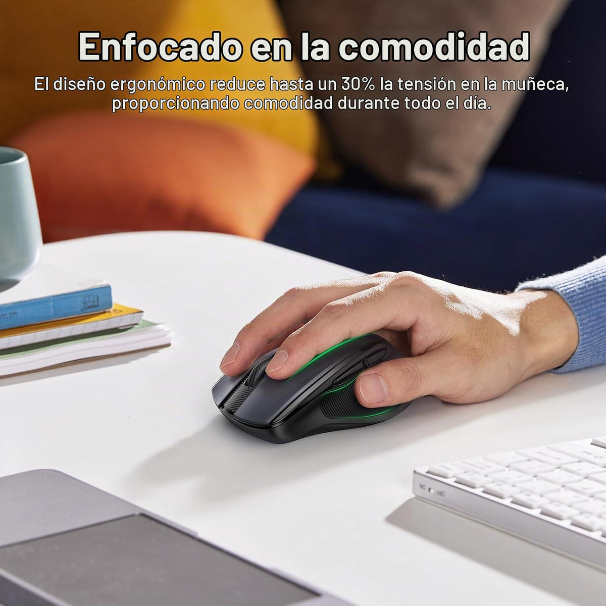 Mouse-Inalámbrico-UGREEN-2-4-G-con-Receptor-USB-4000-DPI-y-6-Botones-2