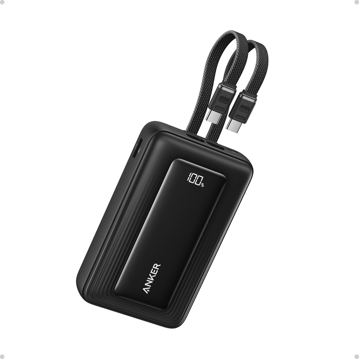 Power Bank Anker Cargador portátil de 20,000mAh 45W,Cables USB-C