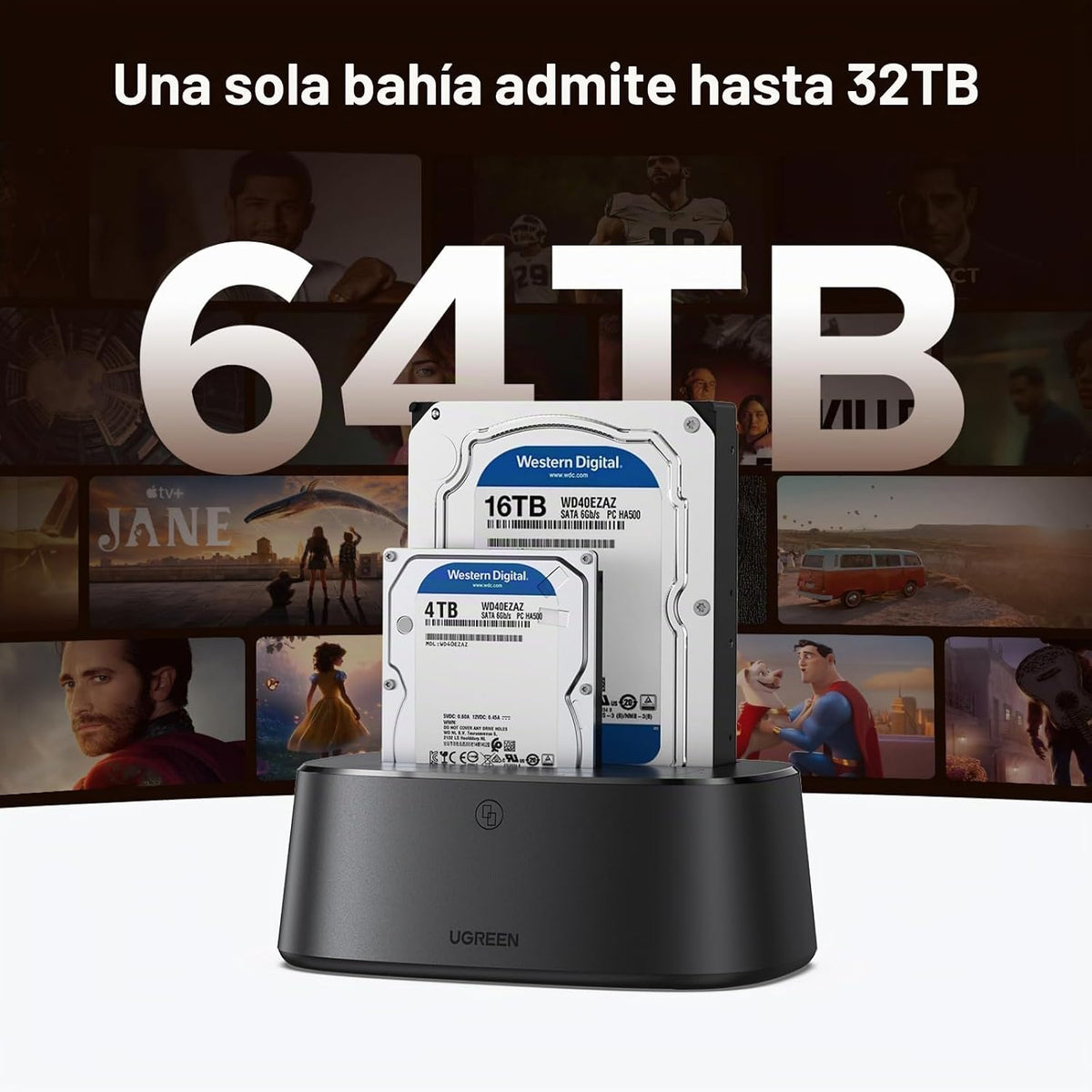 Dock-para-Discos-Duros-UGREEN-de-Doble-Bahía-para-HDD-y-SSD-2