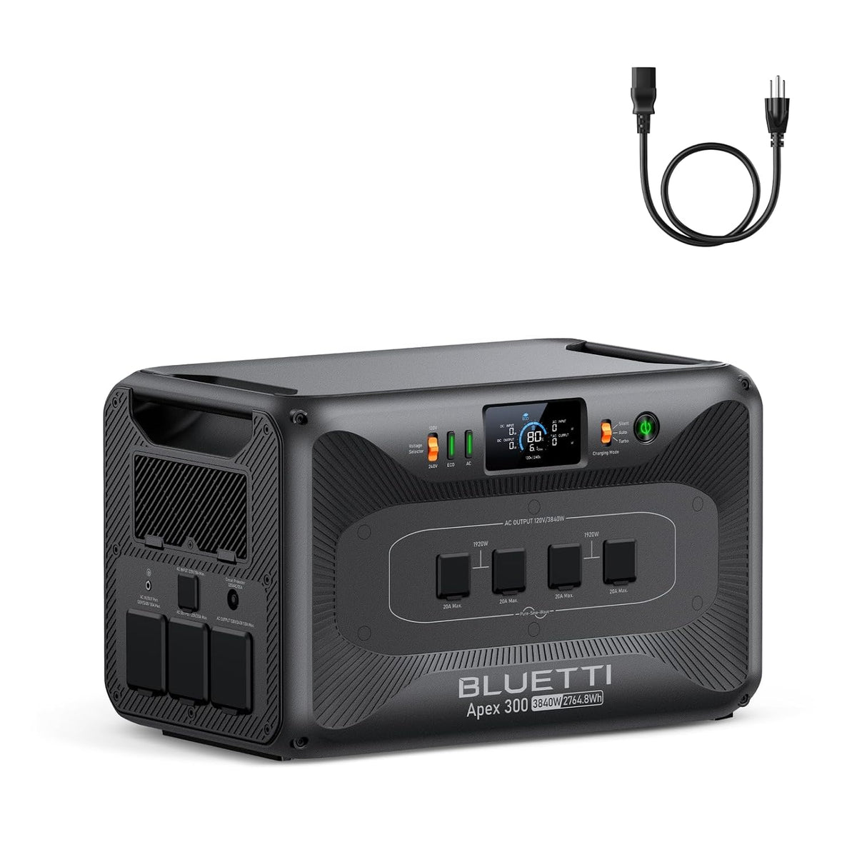Estación de Energía Portátil BLUETTI Apex 300, 2764.8 Wh, 3840 W
