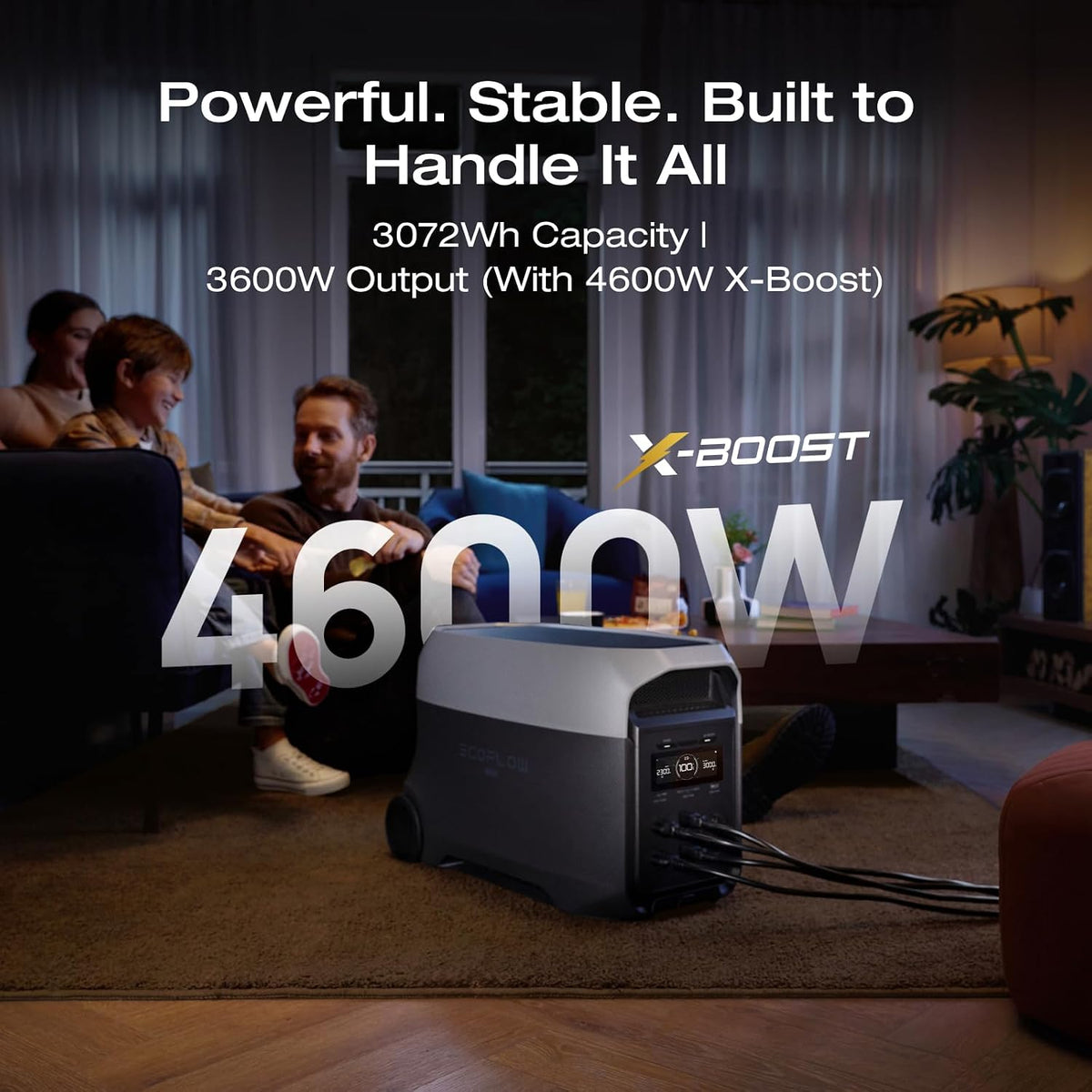 Estacion-de-Energia-Portatil-EcoFlow-DELTA-3-Ultra-3072-Wh-3600-W-con-Smart-Home-Panel-ejemplo