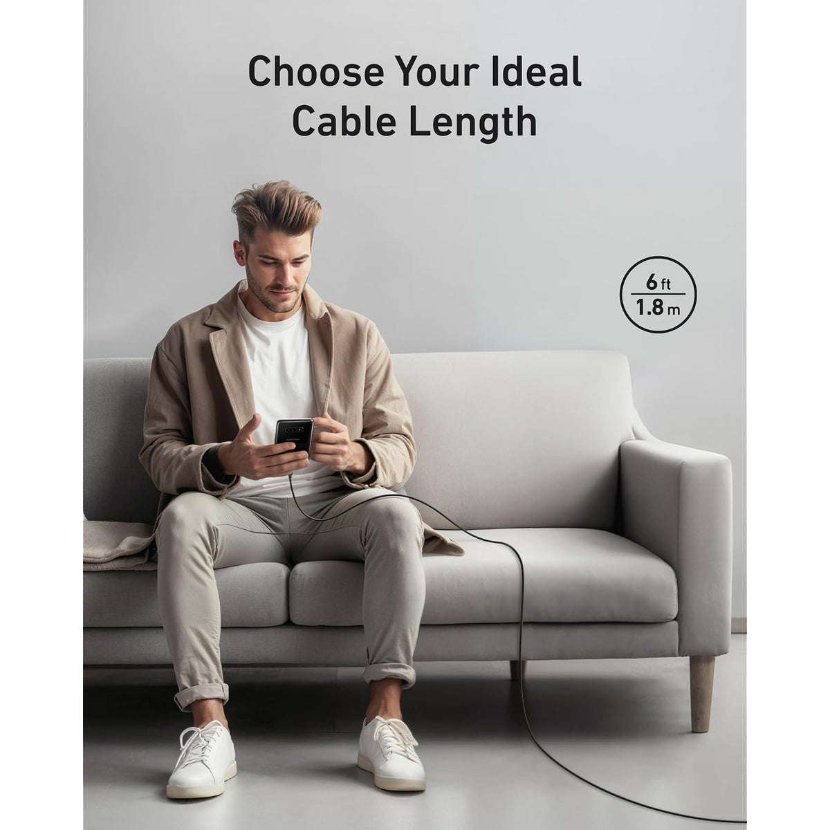 Cable Anker USB A a USB C, cable de flujo, cable USB a USB C (paquete de 2 - vista 6