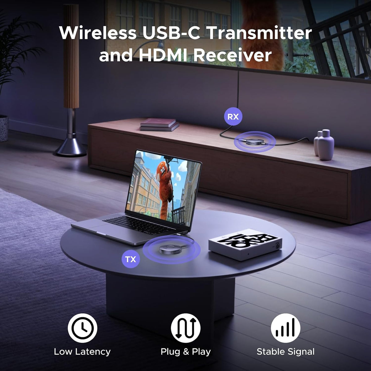 Transmisor-Inalámbrico-Magnético-UGREEN-USB-C-y-Receptor-HDMI-de-50-m-2