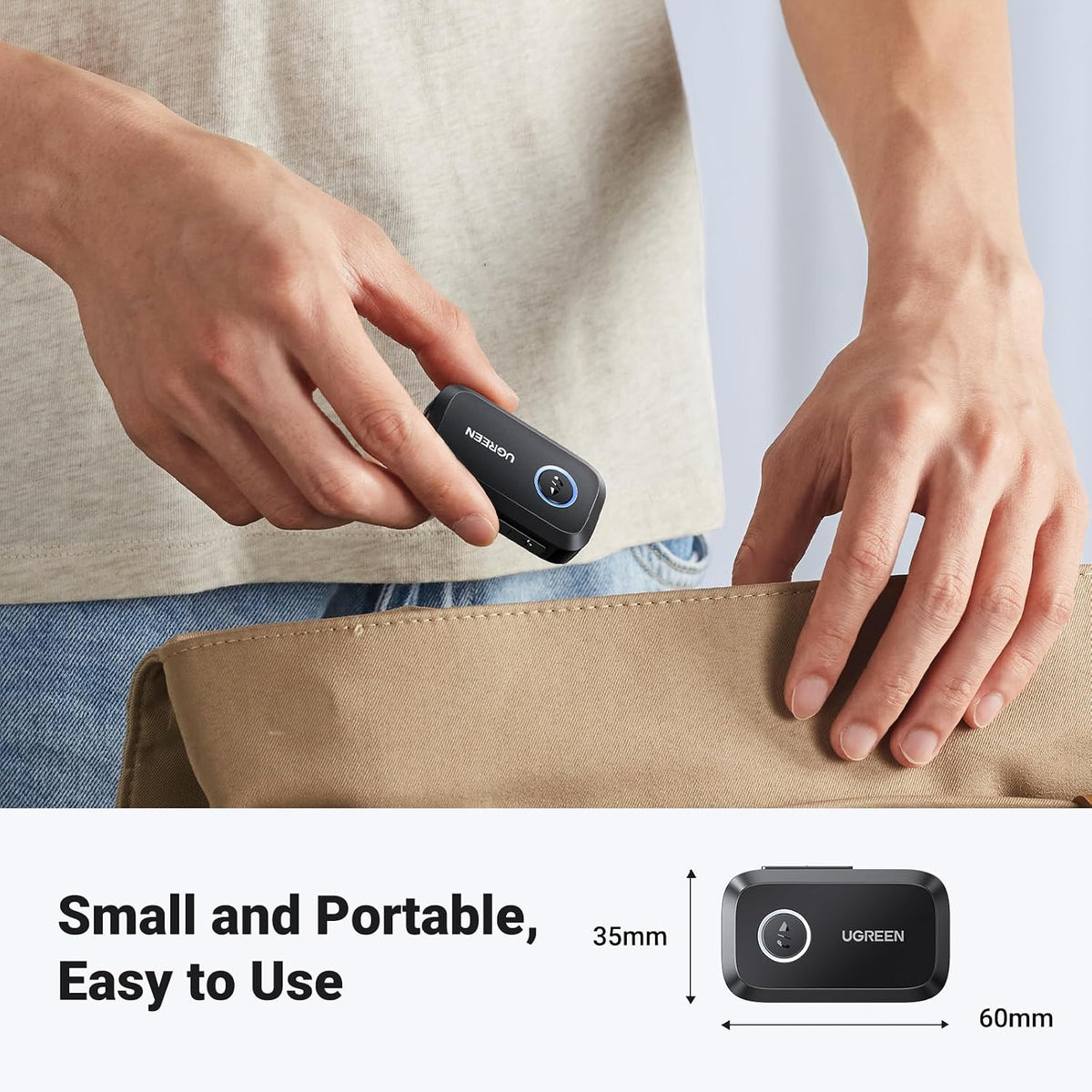 Adaptador-Bluetooth-5-4-UGREEN-para-Auto-con-Llamadas-Manos-Libres-y-Cancelación-de-Ruido-8