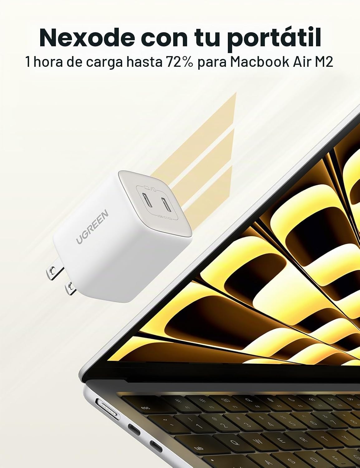 Cargador-de-Pared-UGREEN-Nexode-45-W-GaN-de-2-Puertos-USB-C-4