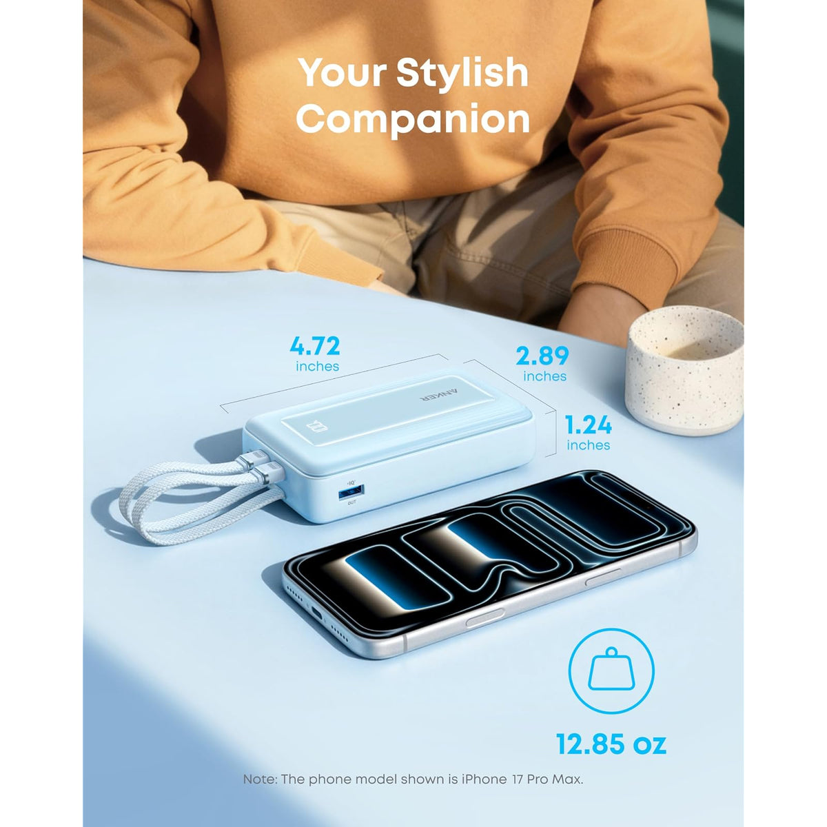 Power Bank Anker Cargador portátil de 20,000mAh 45W,Cables USB-C - vista 6